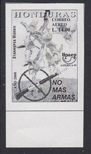 UPAEP 1999 HONDURAS Variété Prueba Proof Flora Fleur Flower