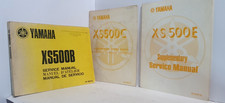 Yamaha XS500B 1974 Service Manual & Supplementary C & E Model Manuals