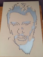 Portrait Johnny Hallyday en