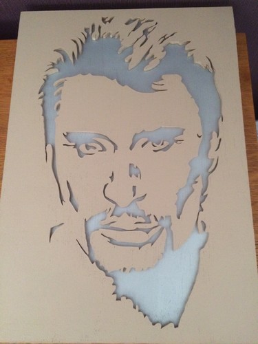 Portrait johnny hallyday - johnny, en