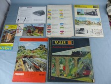 Lot de catalogues FALLER KIBRI VOLLMER décors réseau train électrique Ho et N