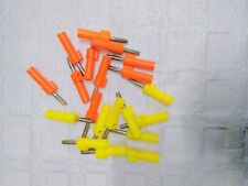 Fiche banane Câble a visser 4mm (Adaptateur Haut-parleurs) Nos lot 20pcs (DC5h3)