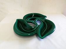  Vallauris style aperitif tray / dish "3 leaves"