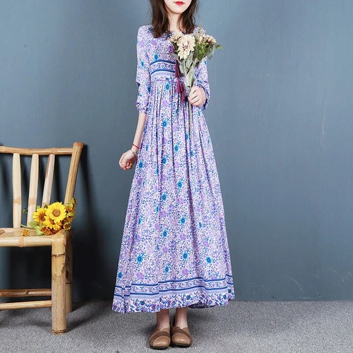 Femme floral robe maxi - femme,