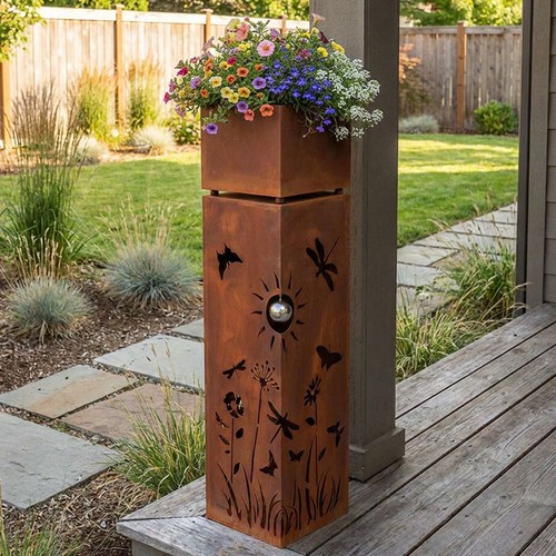 Pot fleurs colonne - pot,