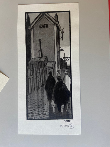 Superbe dessin original tardi - superbe,