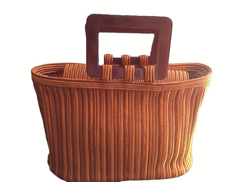 Sac vintage soie tressee - sac,