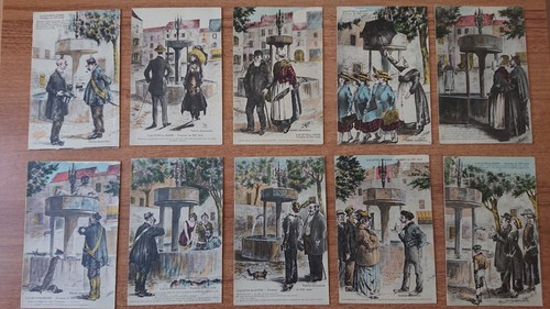 Lot cartes postales - 10,