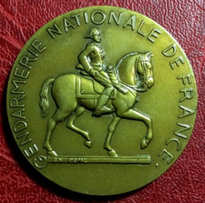 National gendarmerie of France homeland honor & rights 1214 medal by G. N RISPAL