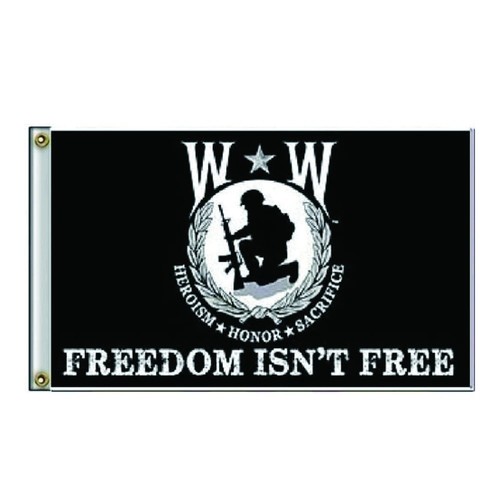 Drapeau usa wounded - drapeau, warrior