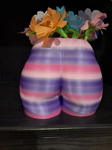 Vase plastique multicolore