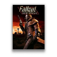 PLAQUE MÉTAL FALLOUT NEW VEGAS     30 X 20 CM