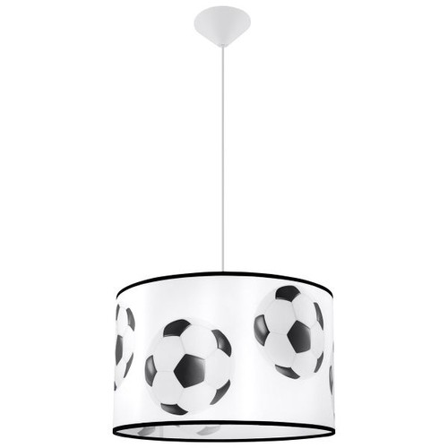 Suspension pvc blanc noir e27 - suspension,