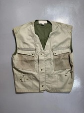 Claude Montana Vintage 90s Utility Military Cotton Vest - Made in Italy - Rare