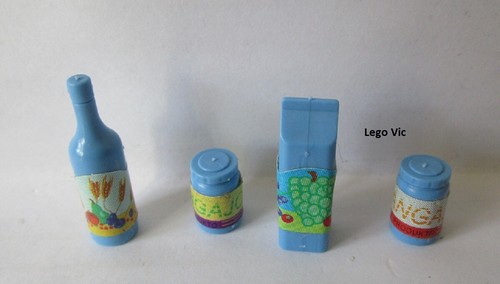Lego 33011 wine milk - lego, jars