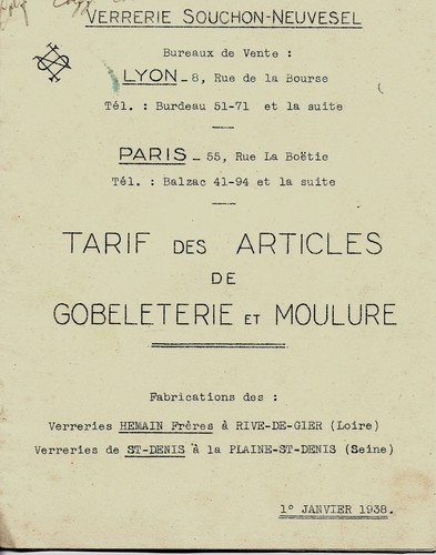 1938 catalogue multicopié des - 1938,