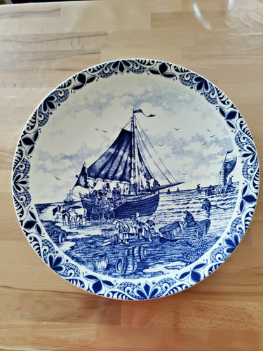 Ancien très grand plat - très,