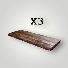 LOT DE 3 ÉTAGÈRES MURALES EN