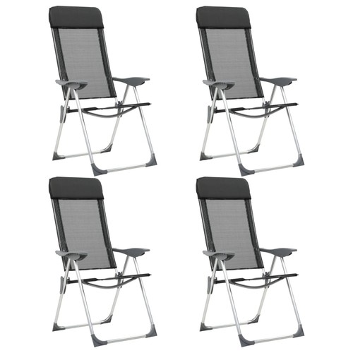 Chaises camping pliable - 4x,