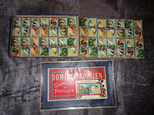 Ancien jeu domino parisien - domino,