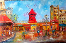 LE MOULIN ROUGE PARIS ART