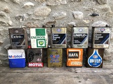 Lot ancien bidon d’huile -no