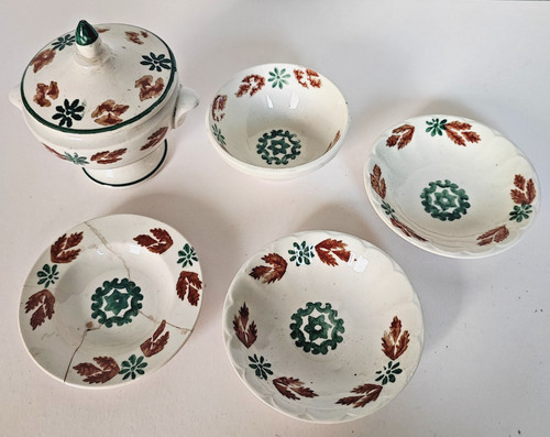 Dinette ancienne faience - en,