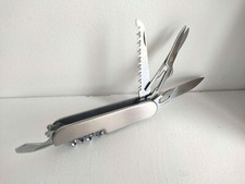 Couteau multifonction pliant en acier inoxydable 9 fonctions style suisse