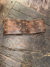 Very Early Type 1900's-1910 Motorcyle Rider or Cowboy Kidney Belt Harley Indian