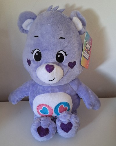 Bisounours violet coeur - violet, neuf