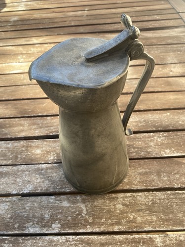 Pichet etain ancien - pichet,