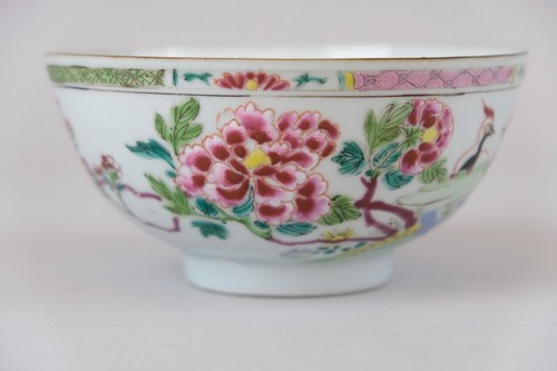 Bol rose porcelaine fine - porcelaine,