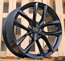 4X jantes alu 19" 5X114.3 TSS style noir 8.5J ET40 adaptées pour Tesla Model 3