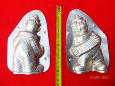 moule a chocolat ancien clown