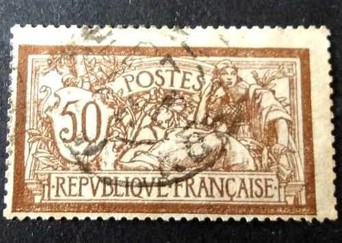 France timbre oblitéré - timbre,
