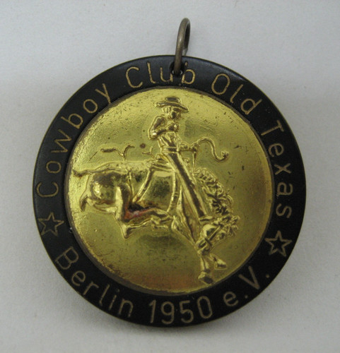 Ancien porte clés cowboy club - porte-clés,