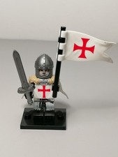 Medieval minifigure For Castle Diorama Templar Faction 