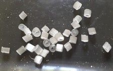 Antique circa 1900 Seed Glass Tube Beads.