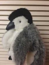 Folkmanis 9" Baby Emperor Penguin Plush Hand Puppet Stuffed Animal Preowned