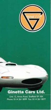 Catalogue Brochure Ginetta G33
