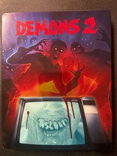 Demons 2 (Blu ray/DVD, 2-Disc Set) Synapse Steelbook Limited Edition OOP ARGENTO
