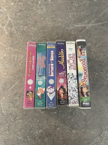 Lot vhs disney vintage - lot,