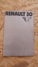 CATALOGUE/BROCHURE RENAULT 30 V6 - RENAULT R30 V6 / 1979