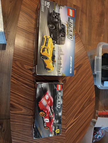 Lot boîtes vides lego speed - vides,