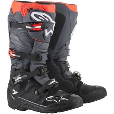 ALPINESTARS Tech 7 Enduro Boot Motocross | Off Road | Enduro Black Grey Red Fluo