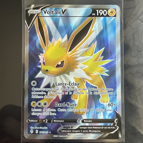 Carte pokémon voltali - pokémon, voltali-v