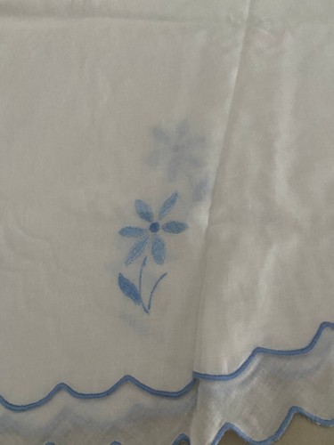 Nappe ronde coton brodé - ronde,