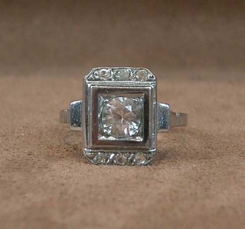 Belle bague ancienne art déco - bague,