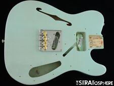 Fender American Professional II Tele Thinline BODY + HARDWARE Ash Daphne Blue