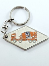 PORTE-CLES - CAMION TOUPIE - Béton Rationnel Contrôlé - MÉTAL PEINT Vintage 1990